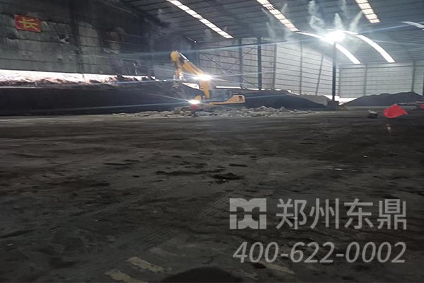 陜西咸陽煤泥烘干機項目基礎建設已經(jīng)開始施工